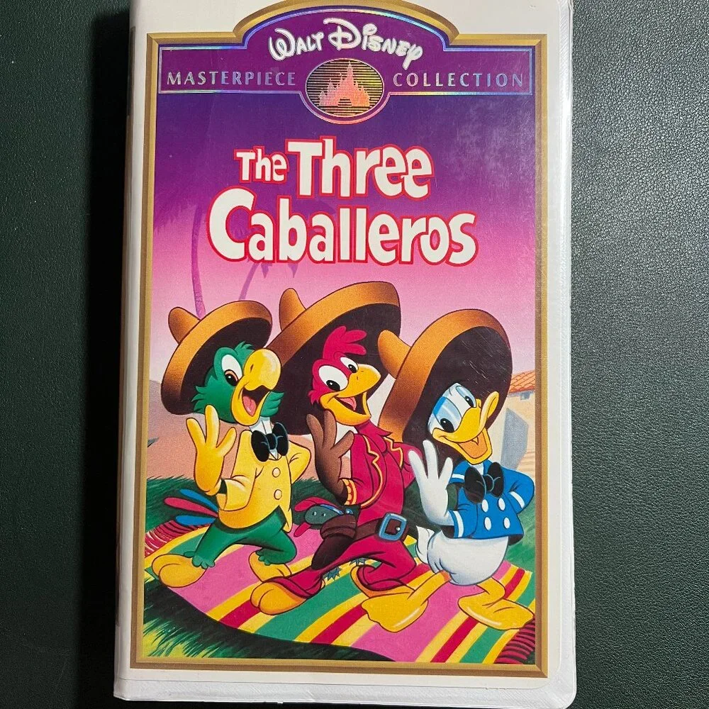 Vintage Walt Disney VHS – The Three Caballeros – #091 – Classic Animation